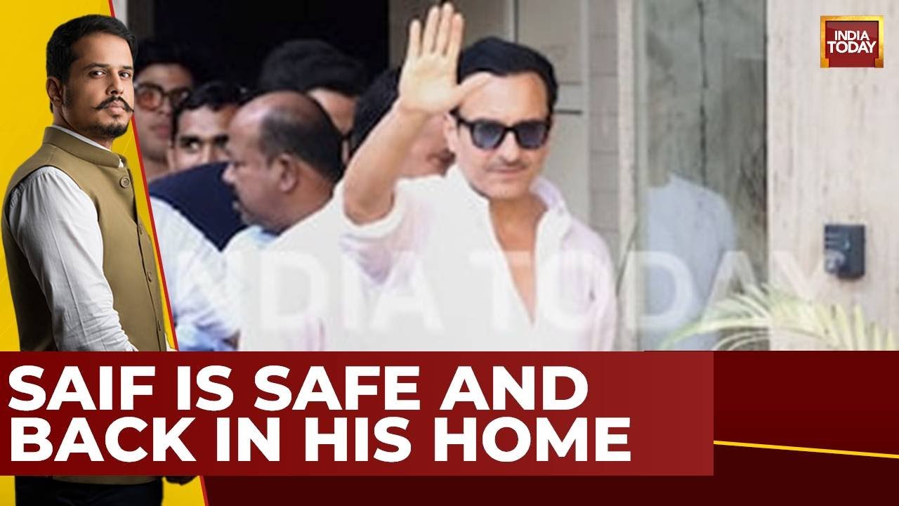 5Live With Shiv Aroor: Saif Ali Khan Discharged From Hospital | Donald Trump Returns To White House