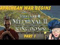 The Apachean War Begins | Americas Campaign | Total War: Medieval II (part1)