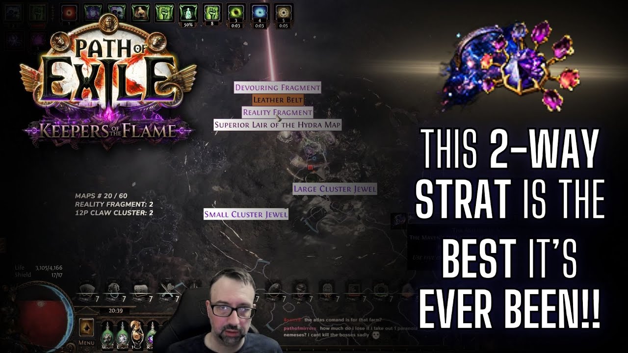 [PoE 3.27] 60 MAPS of Boss Rushing T17 Cluster Rewards - Prep & Results ...