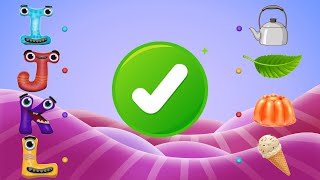 몬스터 알파벳 파닉스 매칭 워크시트 | 어린이를 위한 교육 영상 | IJKL 문자 screenshot 5