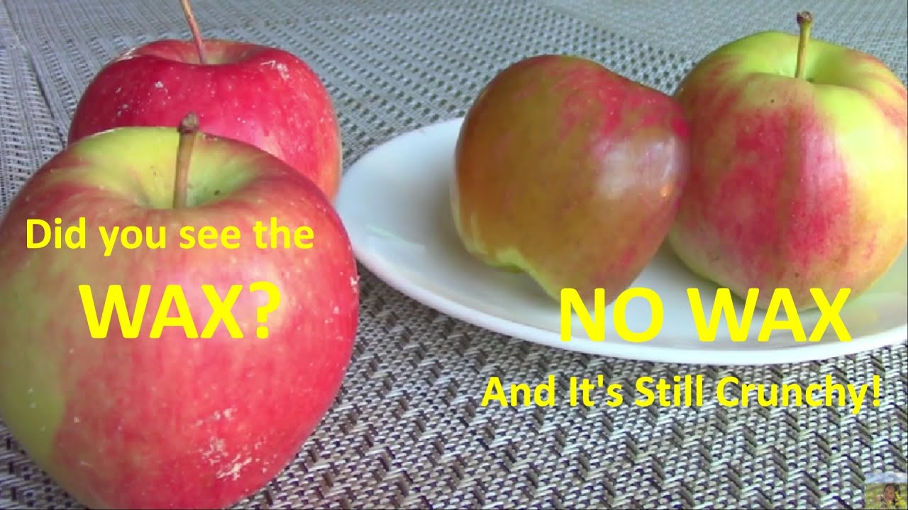 How To Remove Wax From Apples 2 Best Natural Methods Roseville YouTube