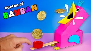Бан Бан Опила Берд Как сделать копилку из картона по игре Garten of Ban Ban