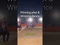 Winning dance 🏏🏆🎉