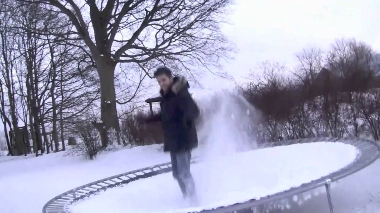 mens hair products Slikhaar TV Christmas Edition Dec. 24th - Trampoline jump and lots of snow, Before christmas eve