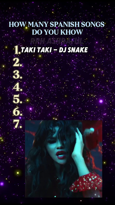 How Many Spanish Songs Do You Know (part 2)
