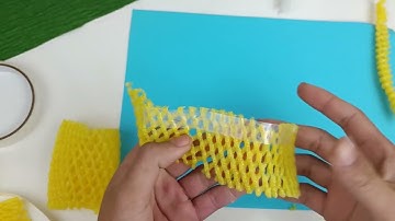 Hướng Dẫn Làm Bắp Ngô Từ Xốp Bọc Hoa Quả Part 2 | Sáng Tạo Từ Xốp Bọc Hoa Quả