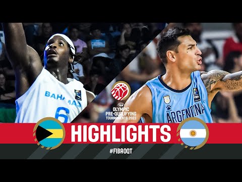 BAH 🇧🇸 v ARG 🇦🇷 | Basketball Game Highlights | FIBA Olympic Pre-Qualifying Tournament 2023 Argentina