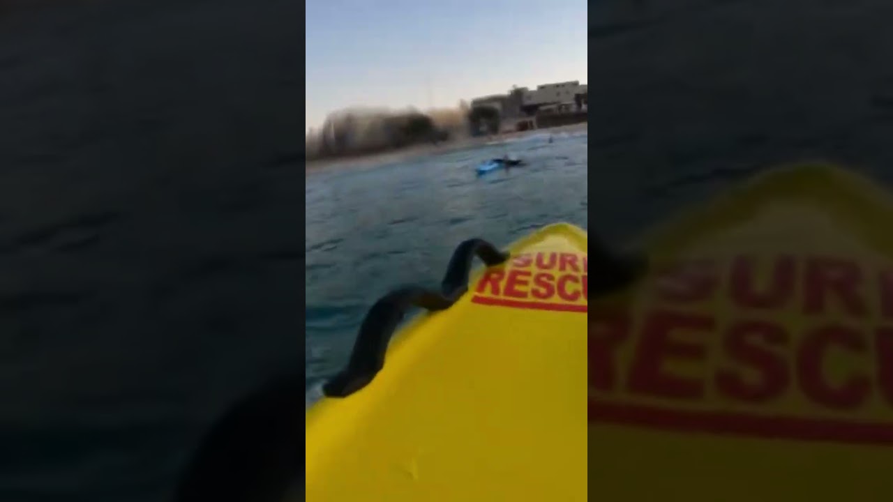 RESCUE BOARD WAVES ARE SO MUCH FUN.