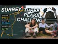 MASSIVE 35km HIKE 🥾Surrey Three Peaks Challenge + Denbies Wine Tour