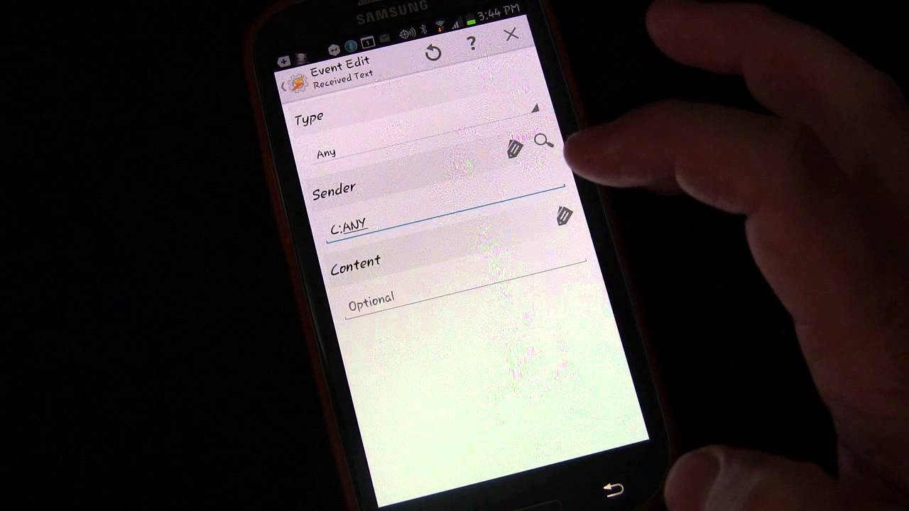 Tasker 101 Tutorials: Lesson 7a - Who's Texting Command, SMS Variables) - YouTube