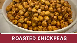 Spiced Crispy Roasted Chickpeas | Healthy Snack| The Frugal Chef