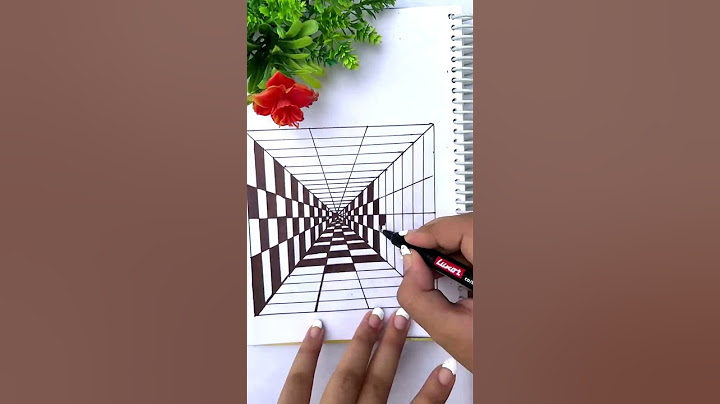 3D Optical Illusion | Geometric Tunnel Art #satisfyingdrawing #art #opticalillussion #3dart #drawing