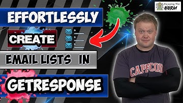 How To Create An Email List In Getresponse 2022 | Simple Way #037