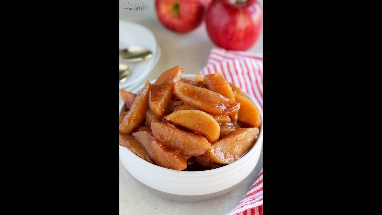 Glazed Cinnamon Apples (Slow Cooker) - YouTube