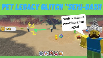 Pet legacy "semi-dash" glitch!!😲🤯