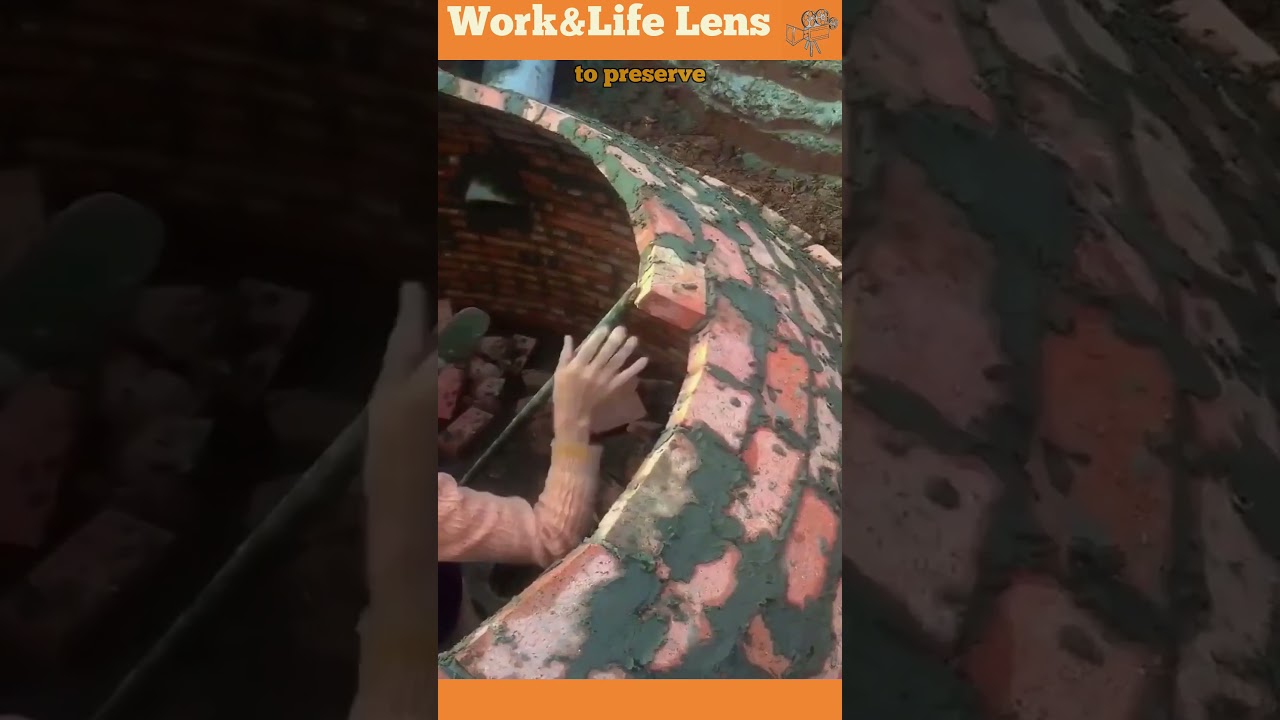 Eco-friendly underground brick cellars preserve food effectively with natural insulation.