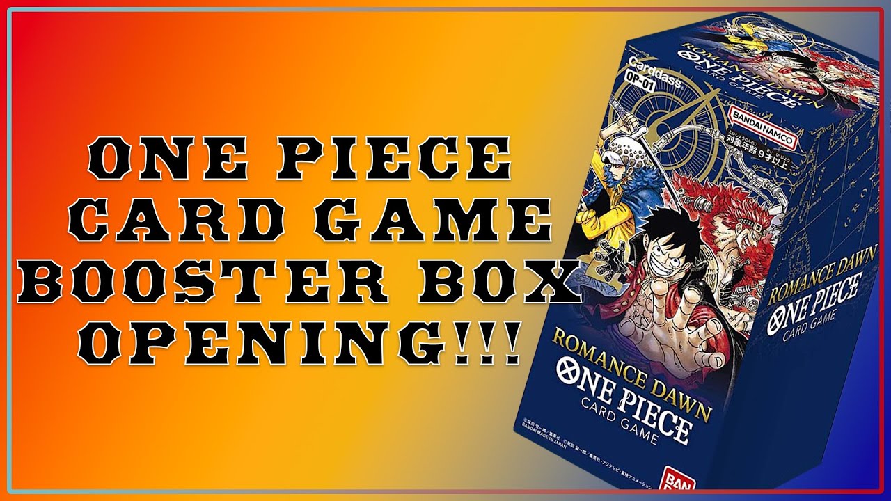 ONE PIECE TRADING CARD GAME JAPANESE BOOSTER BOX OPENING! - YouTube