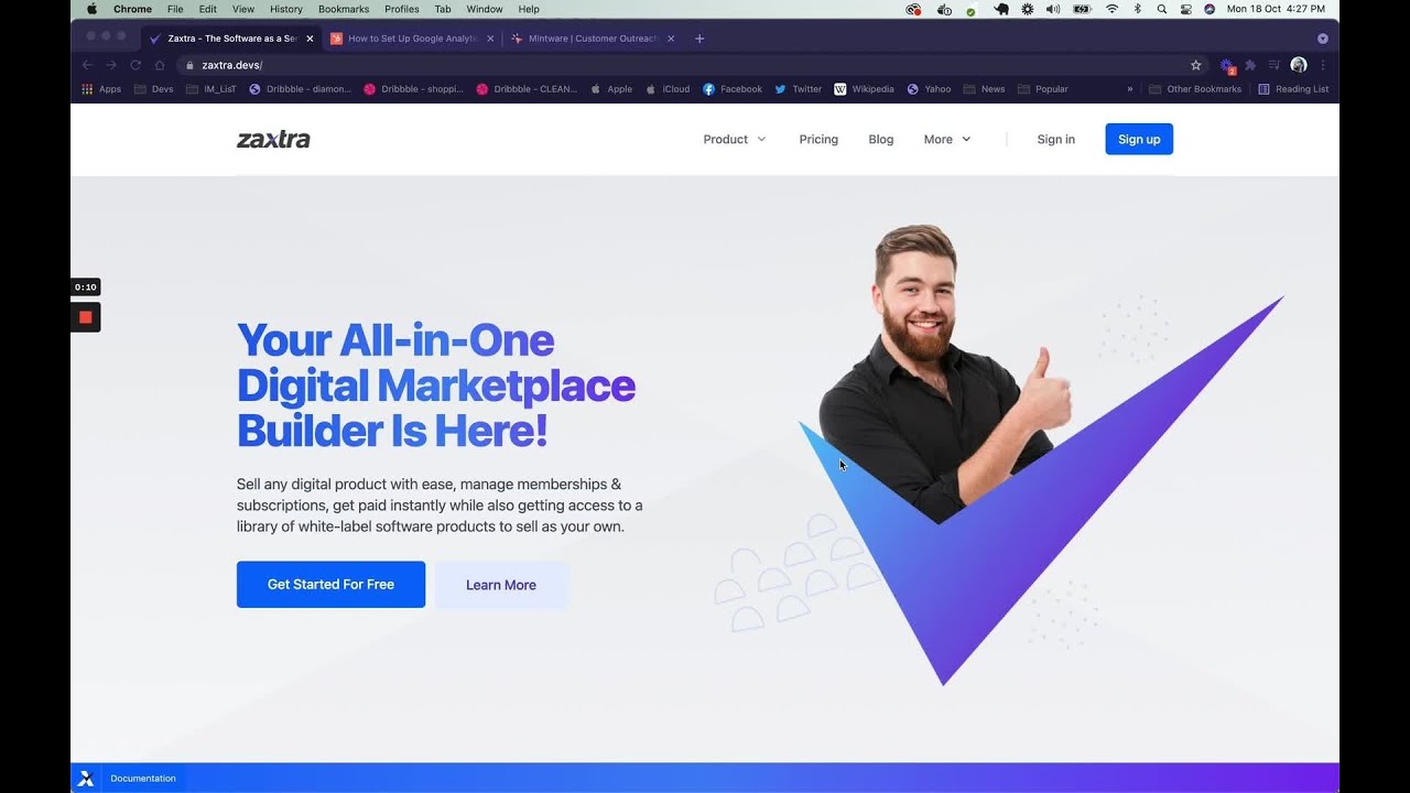Zaxtra Demo - All-in-One Digital Marketplace Builder review by digital product one