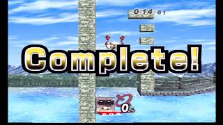Super Smash Bros Brawl Target Smash Level 1 with All Characters