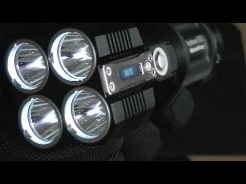NITECORE TM26 TORCH UNBOXING REVIEW AND TEST VS CAR HEADLIGHTS