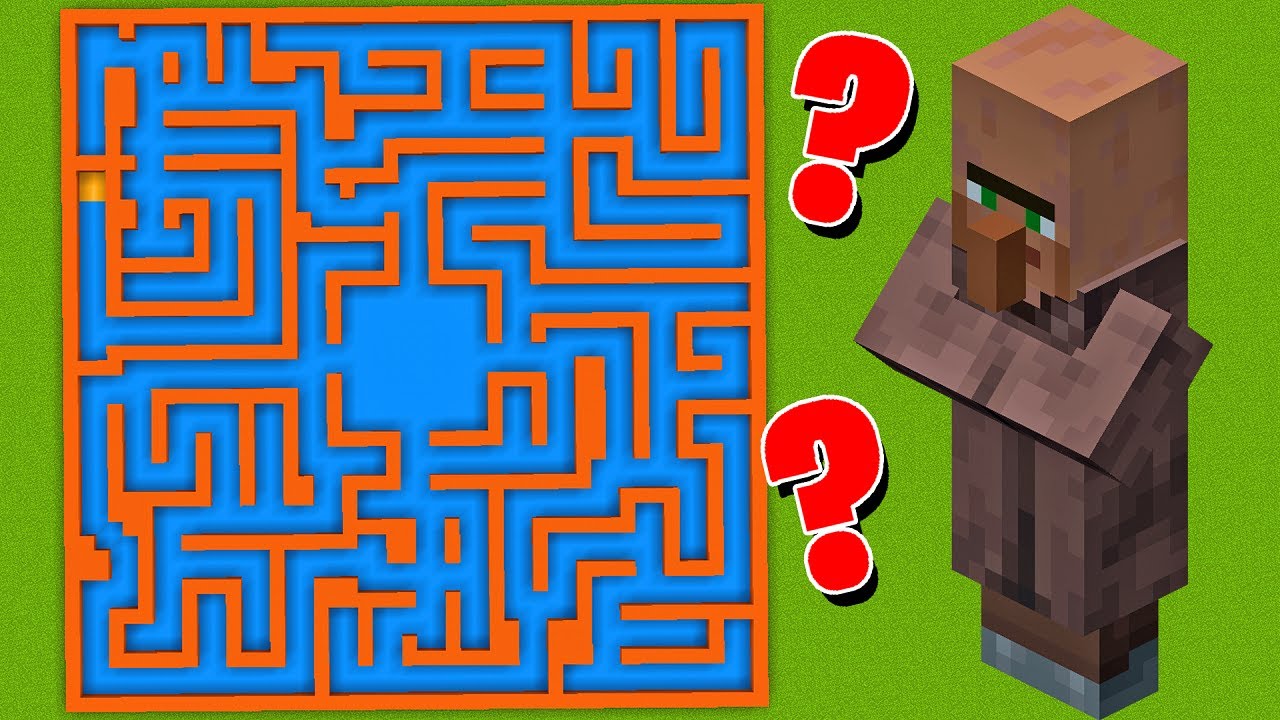 KAN EN VILLAGER GENNEMFØRE EN LABYRINT? Dansk Minecraft