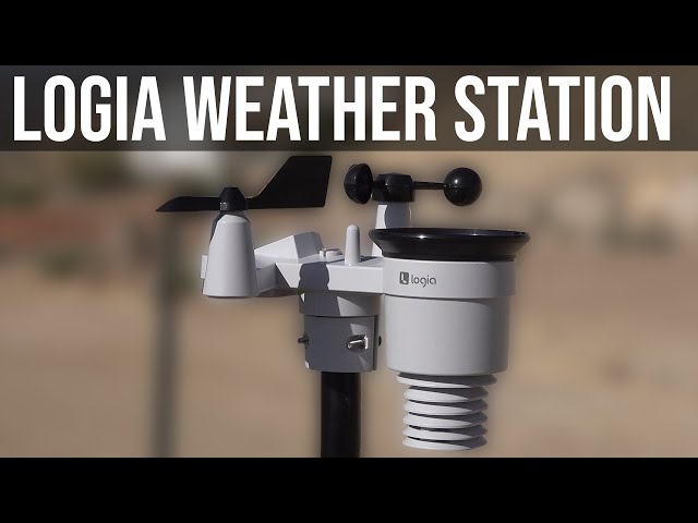 Logia 7-in-1 Weather Station Indoor/Outdoor Weather Monitoring System,  Temperature Humidity & More