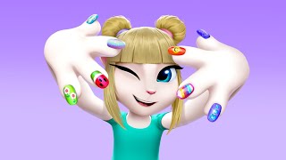 My Talking Angela 2 - Design Your Own Nails (Gameplay)