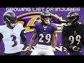 Ravens Starter Potentially Lost For The Season &amp; Injury List Still Growing! #RavensFlock