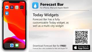 Forecast Bar for iOS  - Today Widgets (05) screenshot 1