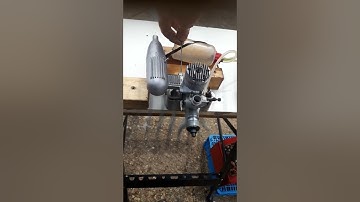 OS MAX 61 SF ABC rc glow engine test run.