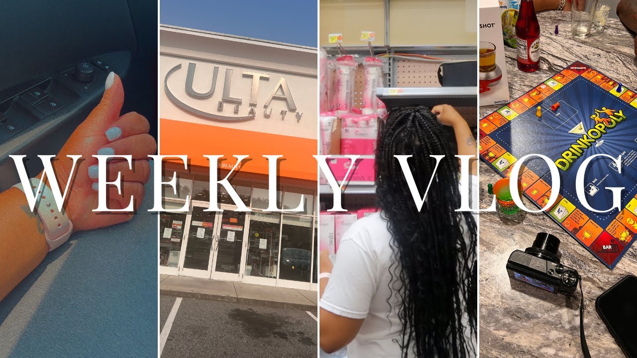 Vacay Prep | Nails | Braids | Bowling | Bday Shopping For Bae | LIT Game Night + MORE