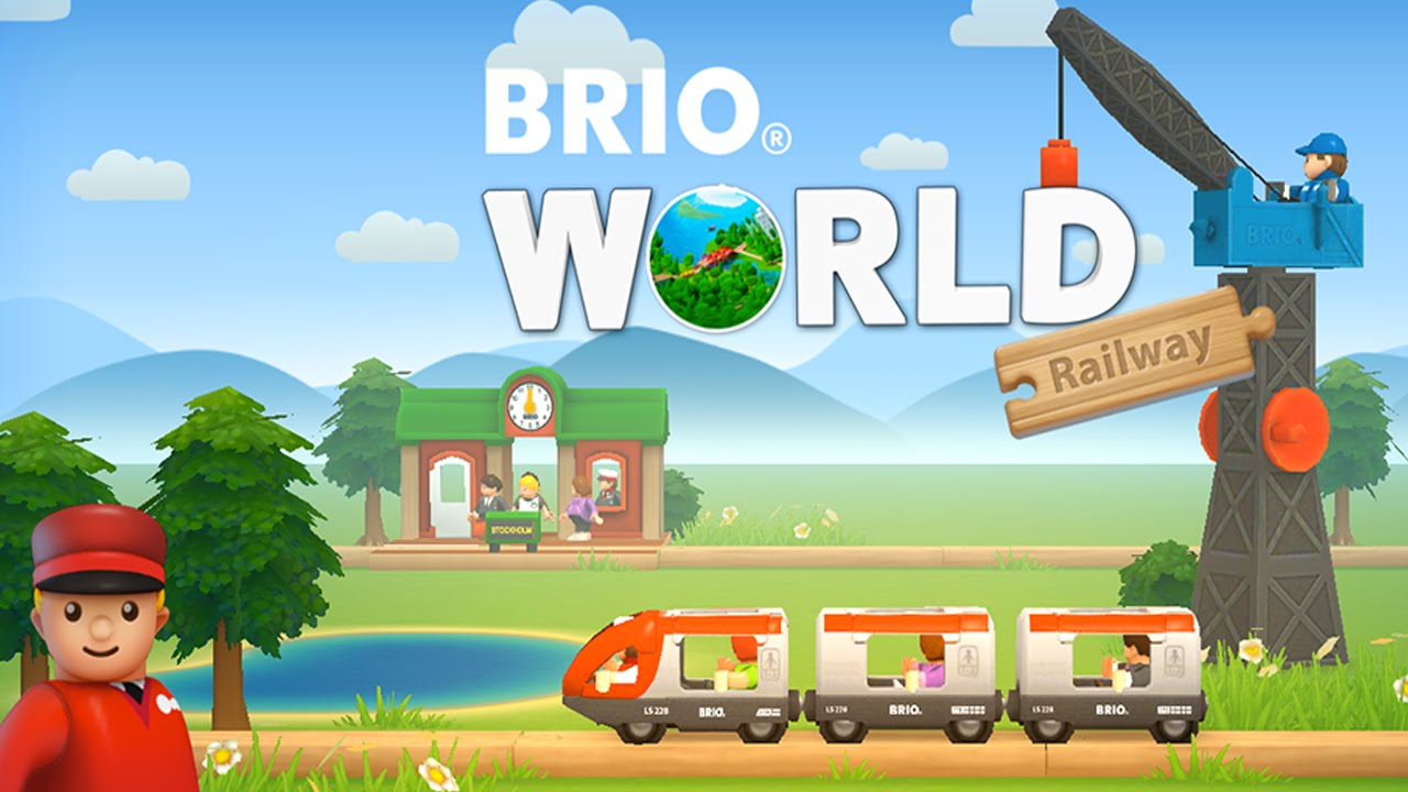 BRIO WORLD RAILWAY APP! FIRST TRACK! 