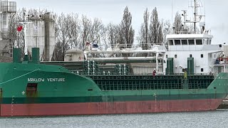 Arklow Venture still in #Sharpness #Dock. Very cold. No swans. #AONB