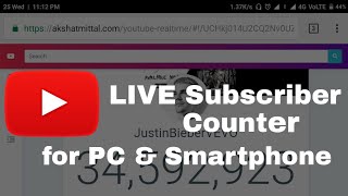 Realtime Subscribe Counter For Both PC and Smartphone, With beautiful Interface screenshot 5