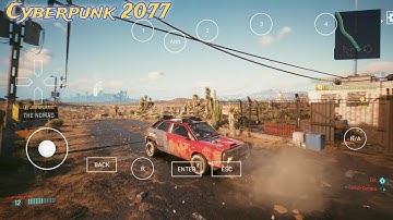 Cyberpunk 2077 Gameplay iQoo 12 ( Snapdragon 8 Gen 3 ) Winlator 6.1