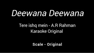Deewana Deewana  Karaoke  Original Scale