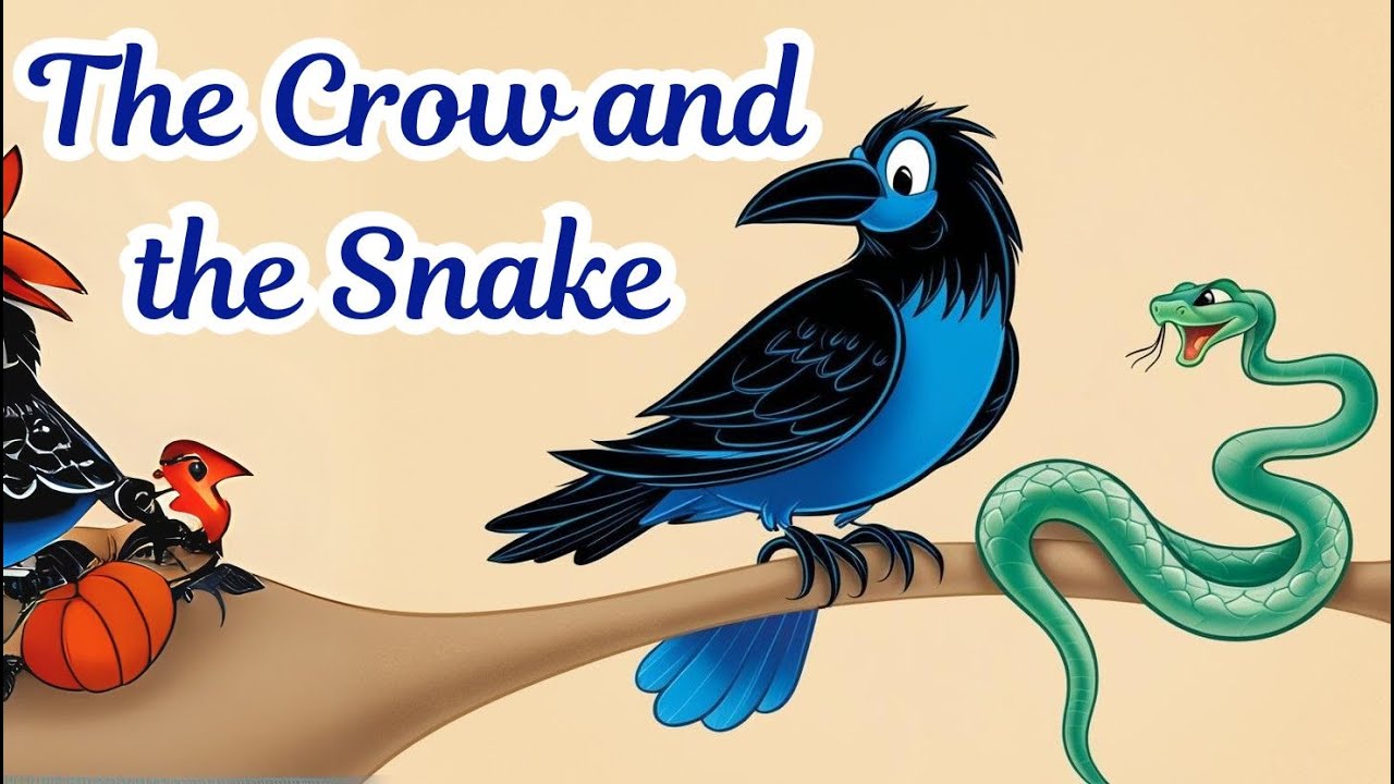Bedtime stories| The Crow and the Snake| Story In English |Read Aloud ...