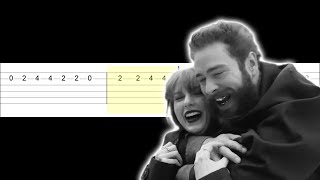 Taylor Swift - Fortnight (feat. Post Malone) (Easy Guitar Tabs Tutorial)