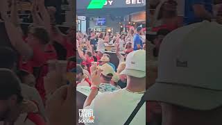 England Football Fans React to World Cup Win vs. Croatia in Texas