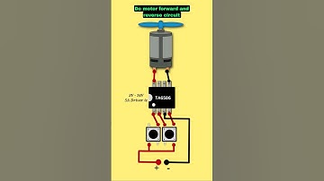 Dc motor forward and reverse circuit | Dc motor direction changer #dcmotor #forwardreverse