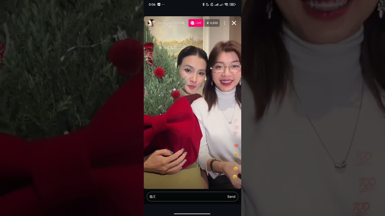 [251225] Mợ live @IG khui quà Noel Cún tặng siu iu