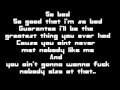 Eminem - Recovery - 13. So Bad Lyrics