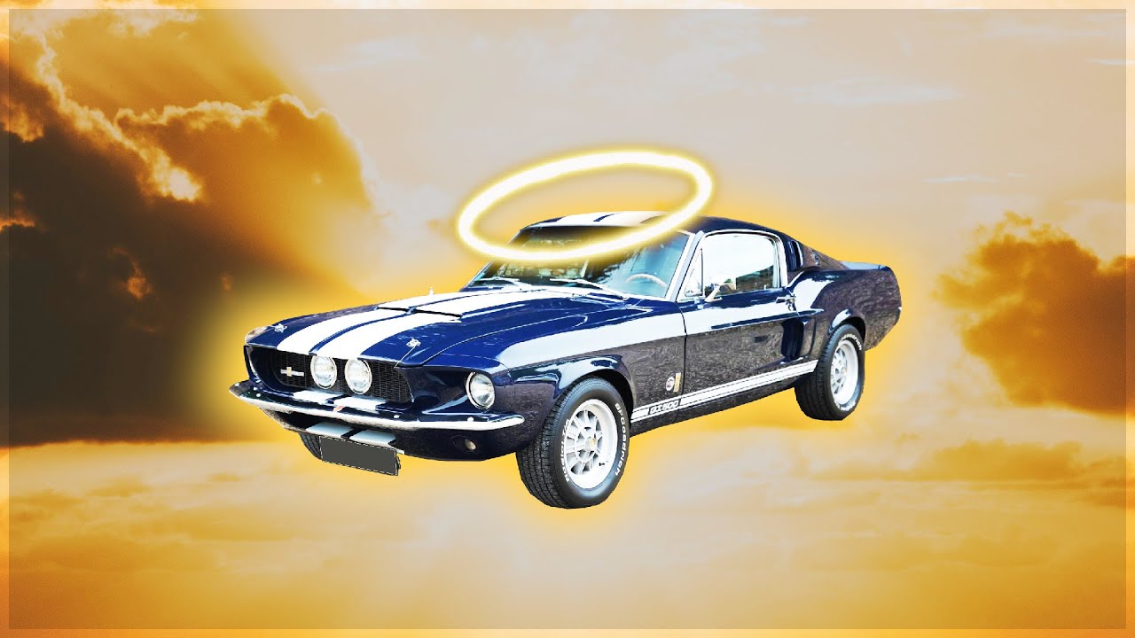 j'ai été surpris par cette vieille mustang...