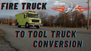 Converting an Old Fire Truck into a Tool Truck - The Gearz Express - Stacey David's Gearz S8 E2