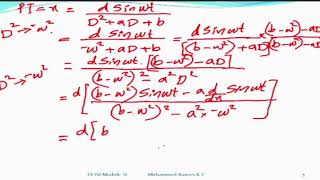 Module II Part K, Forced vibration
