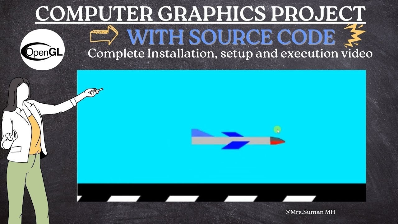 Airplane Takeoff | OpenGL Project | Computer Graphics Project | With ...