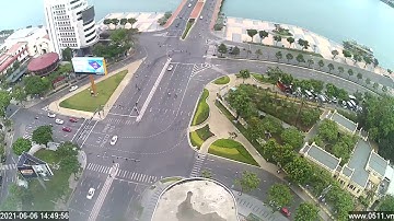 Camera nút giao thông tây Cầu Rồng Đà Nẵng chiều 06/06/2021 14h41-16h41