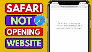 Safari Not Opening websites | Safari browser not loading web pages On iPhone iPad Mac Fixed