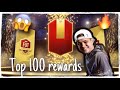 ALL OF F2TEKKZ&#39;S TOP 100 FUT CHAMPIONS REWARDS. ULTIMATE TOTW PACKS.| HUGE WALKOUTS