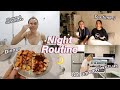 OUR HEALTHY NIGHT TIME ROUTINE 2020! (Dinner, Get Unready, Face Masks, Relaxing) |Mescia Twins